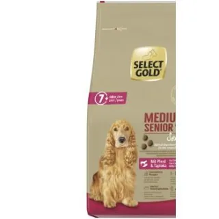 SELECT GOLD Trockenfutter Hund Sensitive Medium Senior mit Pferd & Tapioka 12kg