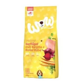 WOW Junior Geflügel mit Karotte 2x6 kg