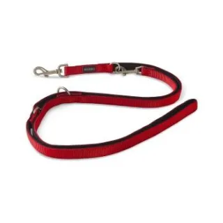 Wolters Professional Comfort Führleine extra lang Führleine Hundeleine rot/ schwarz S