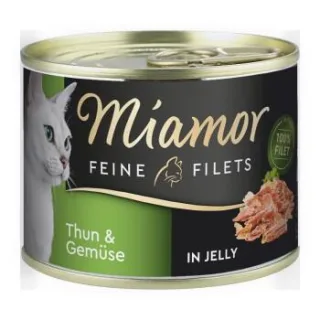 Miamor Feine Filets in Jelly Thunfisch und Gemüse 48x185 g