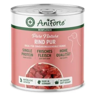 AniForte Nassfutter Rind Pur 6x800 g