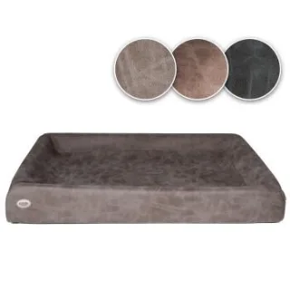SABRO KUDDE Hundebett Wildleder taupe 70 cm, 85 cm