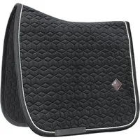 Kentucky Horsewear Dressur-Schabracke "Velvet Basic" - schwarz