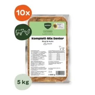 BARFER'S Komplett-Mix Senior Rind & Huhn 10x500 g