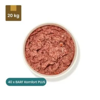 haustierkost.de BARF Komfort PLUS Rind Hunde Frostfutter 40 x 500 g