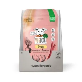 VEGDOG Belohnungssnack BEEVYS 9 x 80 g