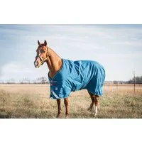 Horseware Ireland Rhino Turnout 100g Navy/Grey, Aqua & Grey - 140 cm