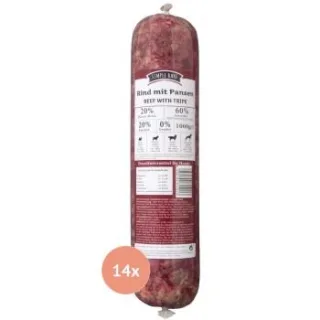 Simple BARF Rind mit Pansen 14x1 kg