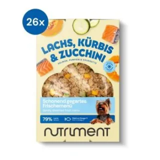 Nutriment Frischemenü Lachs, Kürbis & Zucchini 26x400 g