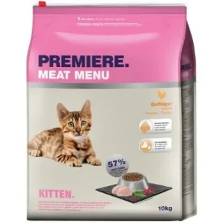 PREMIERE Meat Menu Trockenfutter Katze Kitten Geflügel 10 kg
