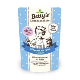 Betty's Landhausküche Kitten Frischebeutel -12x 100g