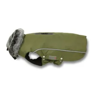 Wolters Winterjacke Amundsen Dackel Jacke Hundejacke oliv 38 cm