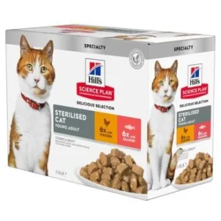 Hill's Science Plan Young Adult Sterilised 24x85 g