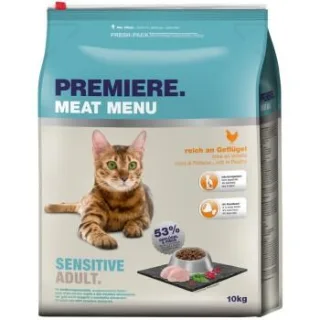 PREMIERE Sensitive Trockenfutter Katze Adult Geflügel 10 kg