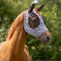 QHP Fliegenschutzmaske Super Bug, Zebra - Pony