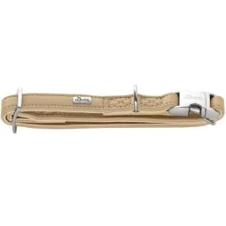 Hunter Hundehalsung amalfi alu strong beige XL