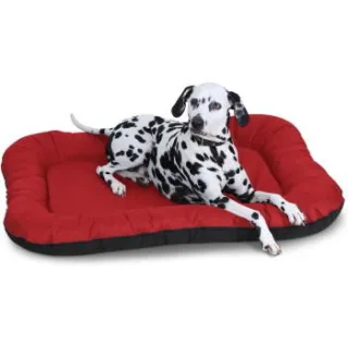 Knuffelwuff Wasserfestes In und Outdoor Hundebett Lucky aus Nylongewebe rot XL