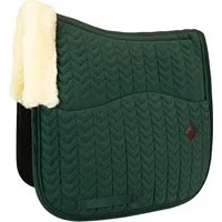 Kentucky Horsewear Dressur-Schabracke "Velvet Skin Friendly" - pine green