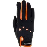 Roeckl Teenager-Reithandschuh "Toronto" schwarz/orange - 8