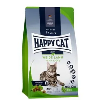 HAPPY CAT Culinary Trockenfutter Katze Adult, Weide-Lamm 4 kg