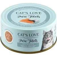 Cat's Love Pure Filets Nassfutter "Lachs" - 100 g