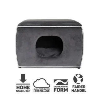 Canadian Cat Company Hundehöhle Nelson grau