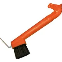 Kerbl Hufkratzer mit Pferdekopf - orange