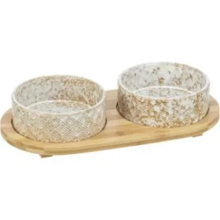 Trixie Napf-Set Keramik/Bambus