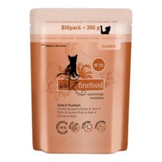 Catz finefood Nassfutter Katze Classic Adult No. 25 Huhn und Thunfisch 24x300 g