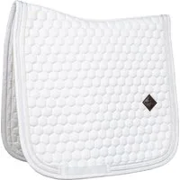 Kentucky Horsewear Dressur-Schabracke Glitter Band - weiß
