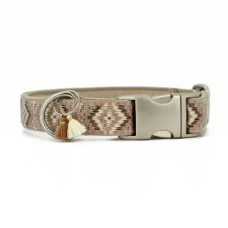 THE DOG IDEA Boho-Chic Halsband Nude XXL
