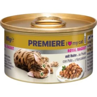 PREMIERE Royal Ragout Nassfutter Katze Adult Huhn 72x85 g