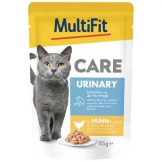 MultiFit Care Urinary Nassfutter Katze Adult Huhn 48x85 g