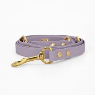 THE DOG IDEA Biothane Hundeleine Gold Lavendel