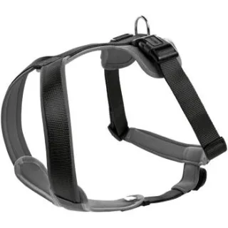 Hunter Geschirr Neopren schwarz/ grau L