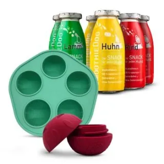 SmoothieDog Klassik 6x 250 ml + Schleckball 1 Stück