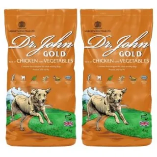 Dr John Gold Trockenfutter Huhn und Gemüse 2x4 kg