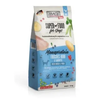 MAC's Dog Mono Adult Trockenfutter Huhn 12 kg
