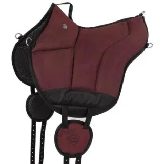Equinate Reitpad Toledo aus Mikrofaser bordeaux