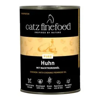 Catz finefood Nassfutter Katze Pure Adult Huhn 12x400 g