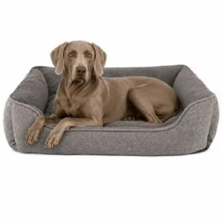 Lionto Hundebett meliert grau L