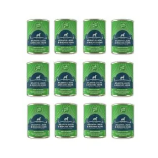 Irish Pure Nassfutter Atlantik-Lachs 12x390 g