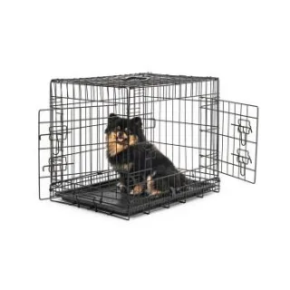 Lionto Hundetransportkäfig Tiertransportbox Hundebox Größe (S) 45x31x36 cm M