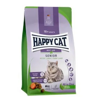 HAPPY CAT Trockenfutter Katze Senior, Weide-Lamm 4 kg