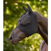 Waldhausen Fliegenmaske Puck, schwarz - Warmblut extra