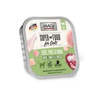 MAC's Nassfutter Katze Adult Ente, Pute und Huhn 32x100 g
