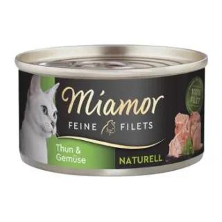 Miamor Feine Filets Naturelle Thunfisch und Gemüse 48x80 g