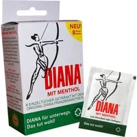 DIANA mit Menthol Erfrischungstücher - 8 Stück