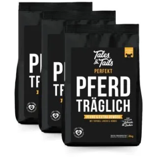 Tales & Tails Softes Trockenfutter Perfekt Pferdträglich 3x4 kg