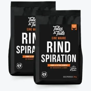 Tales & Tails Softes Trockenfutter Eine Wahre RindSpiration 2x4 kg